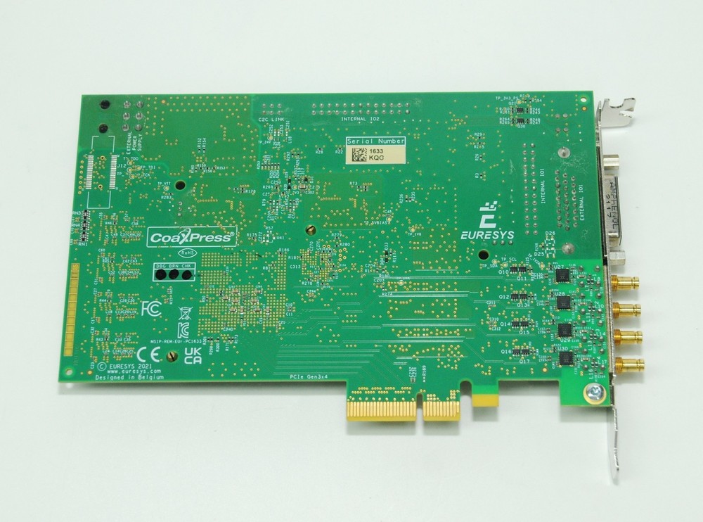 Euresys 1633 Coaxlink Quad G3 Frame Grabber Card