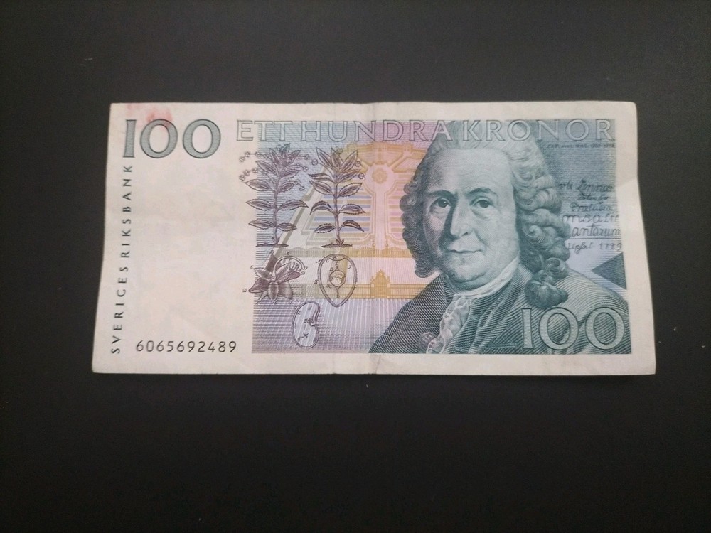 Sweden 100 Kronor 1986 First Design