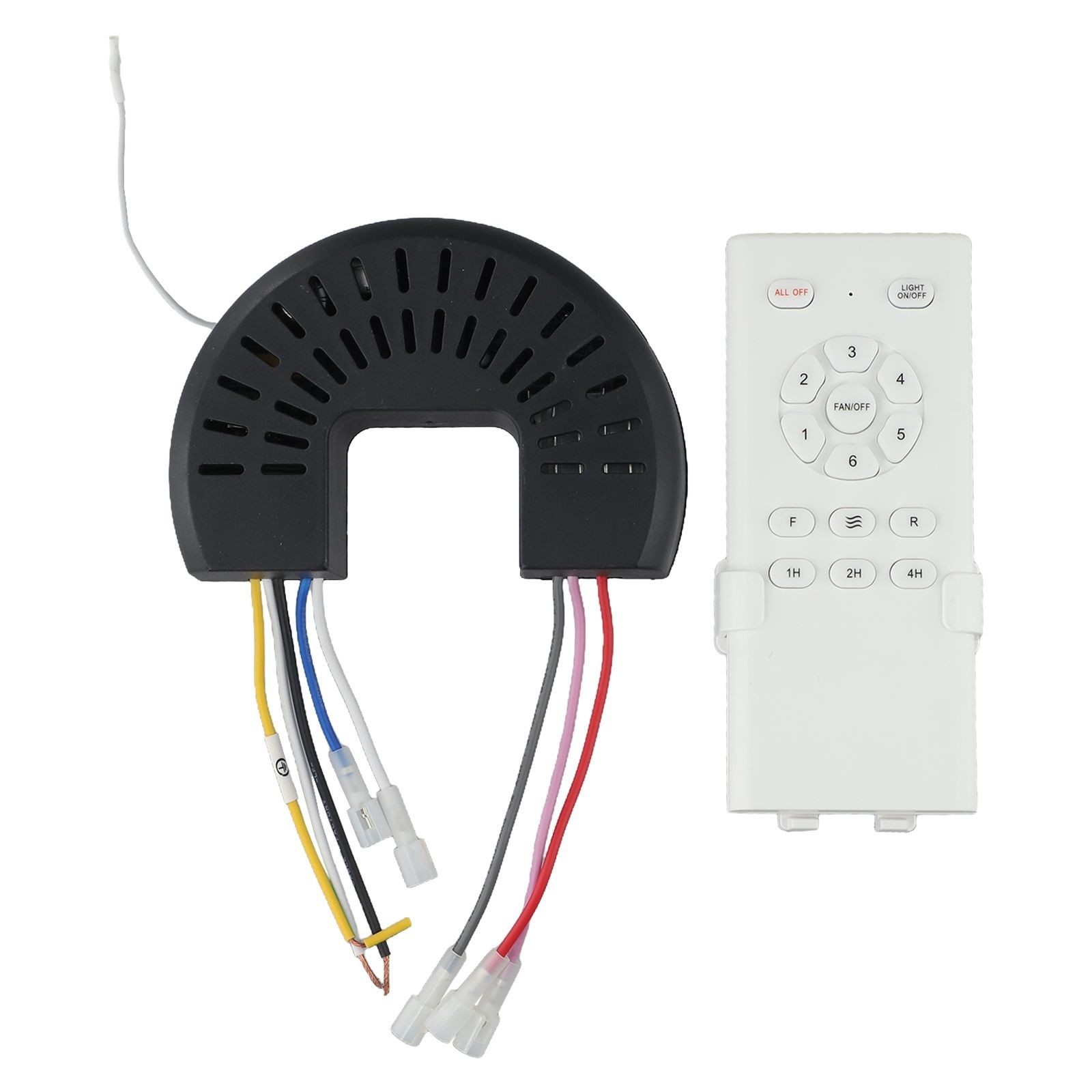 DC Frequency Conversion Ceiling Fan Light Remote Control Kit for 24V 6 Speed