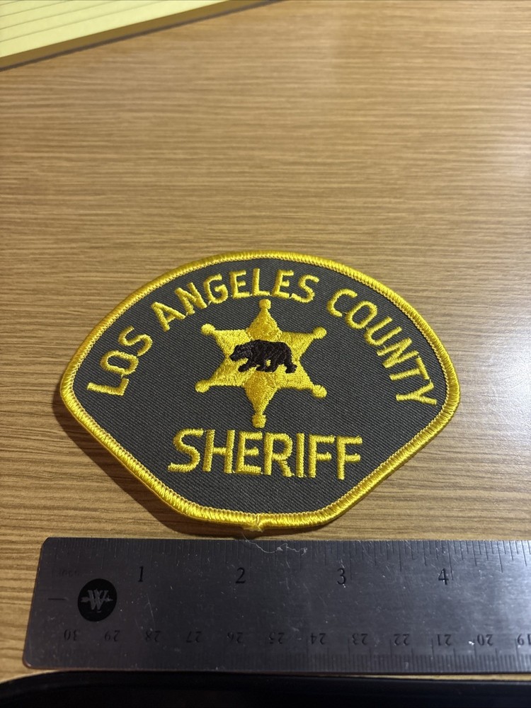 LOS ANGELES COUNTY SHERIFF - SHOULDER PATCH - SEW-ON PATCH