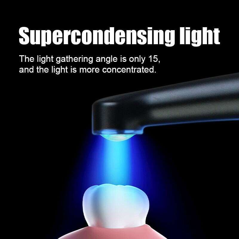 Wireless Dental LED Curing Light 1 Second Cure High Power Blue Lamp Curing Resin