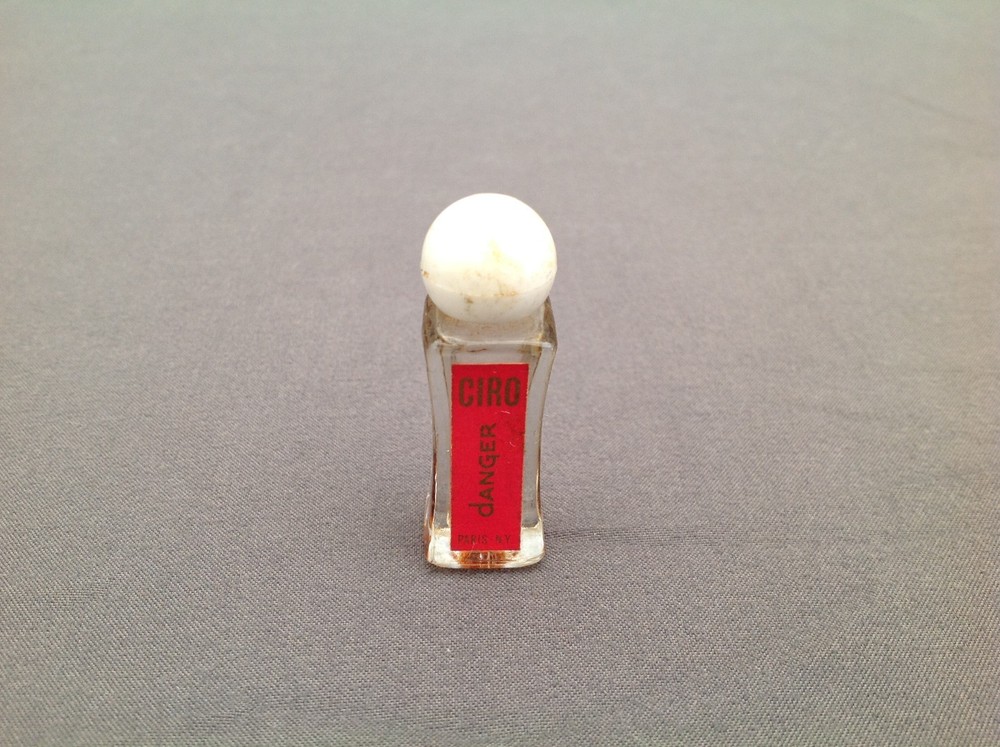 Vintage Ciro Danger Perfume Bottle