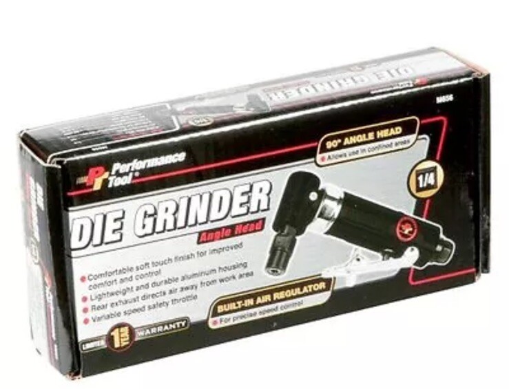 Performance Tool M656 1/4 Inch Angle Head Die Grinder