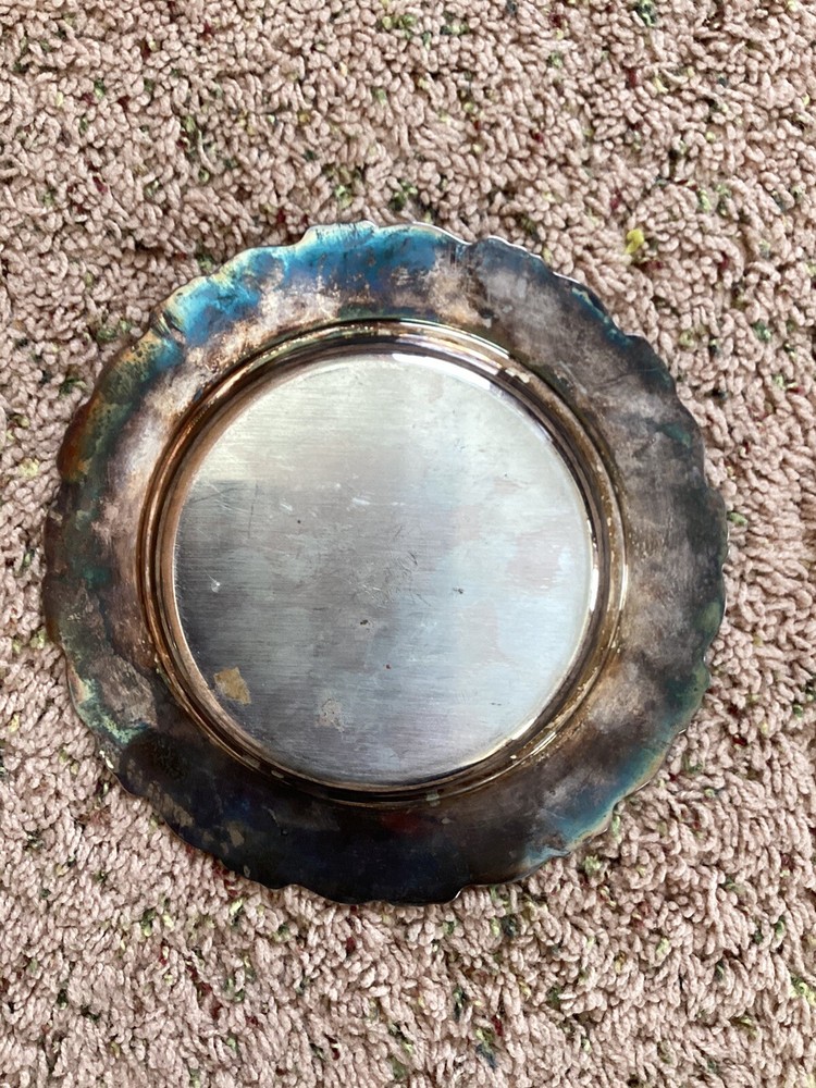 Oneida U.S.A. 7 1/2” Raised Silver Plate