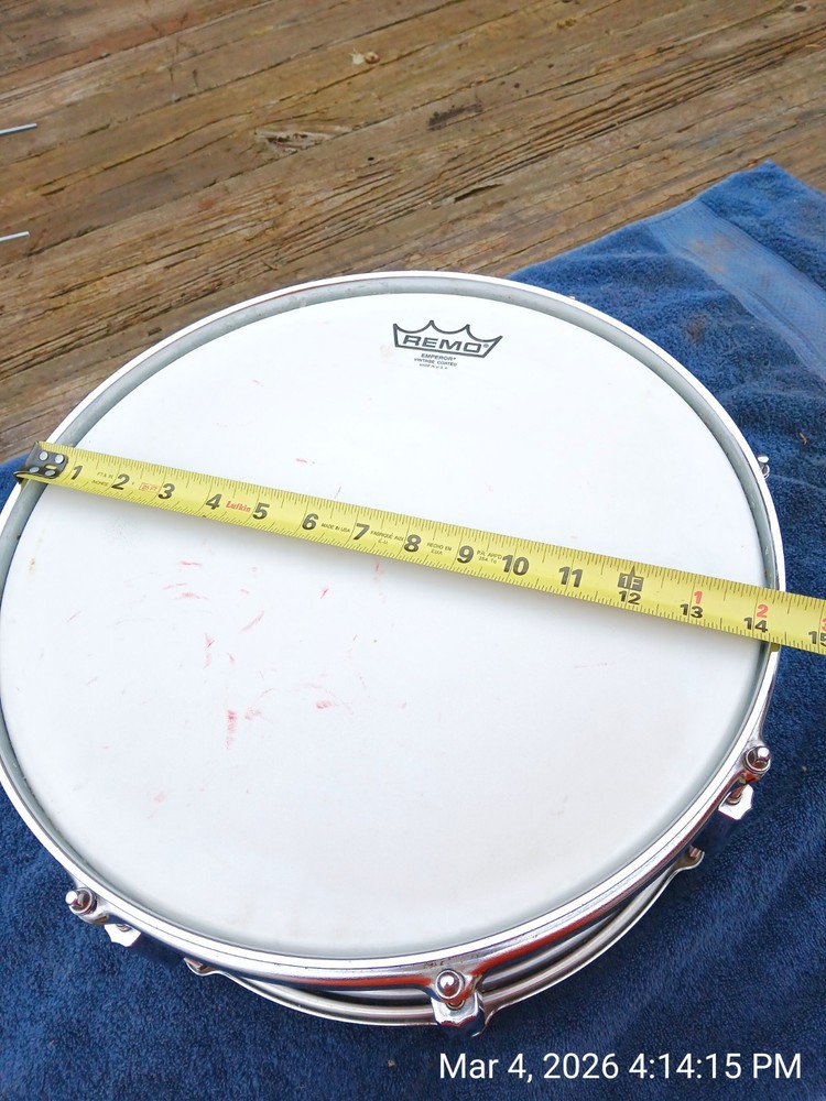 PEARL EXPORT SERIES CHROME SNARE DRUM