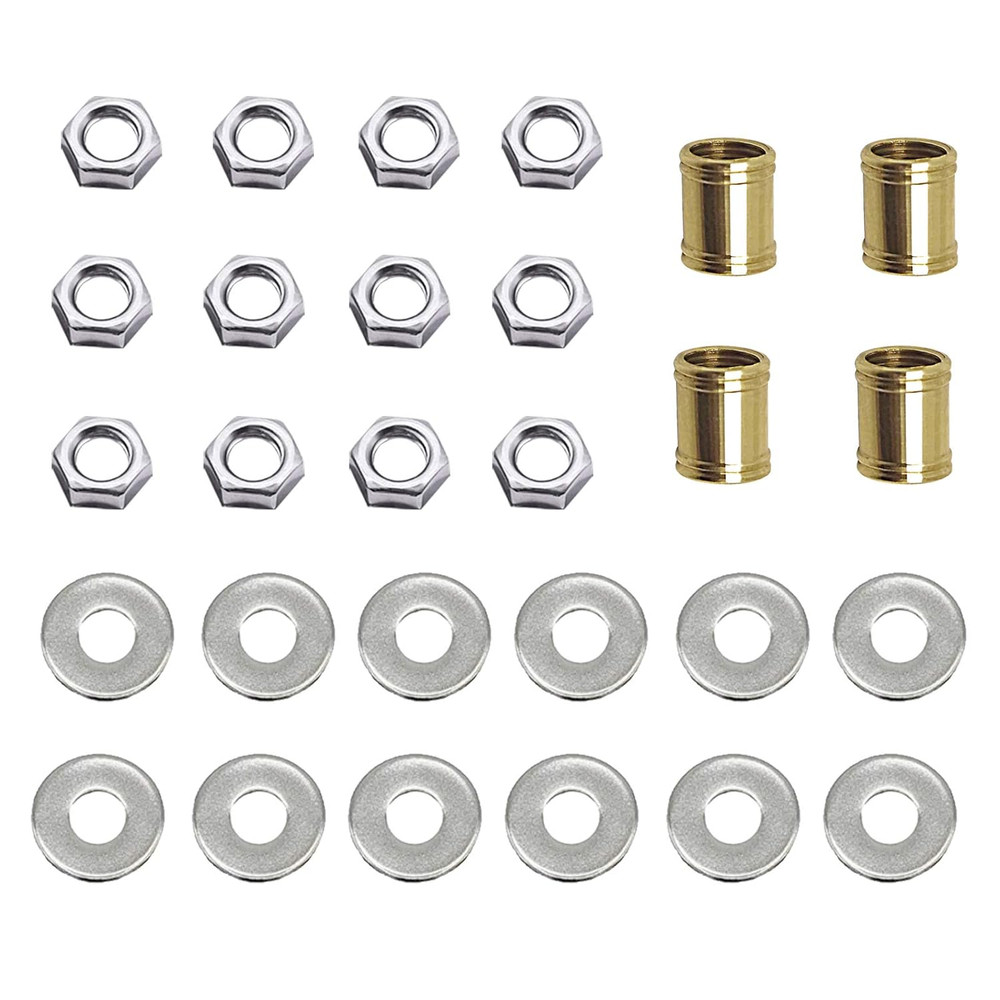 Pipe Locknuts - Threaded Locknuts for 1/8 IP Pipe, Lamp Assembly or Repair