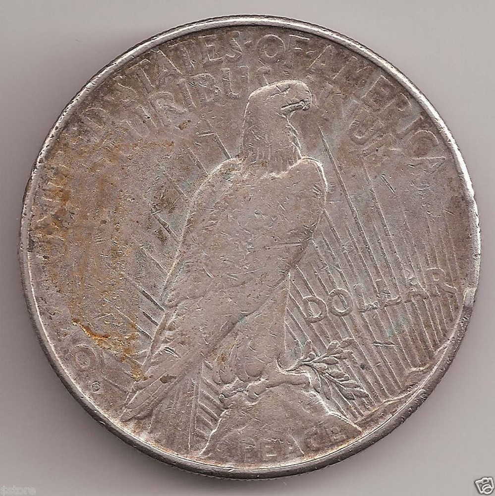 THOUGH DATE 1928-S PEACE Silver Dollar