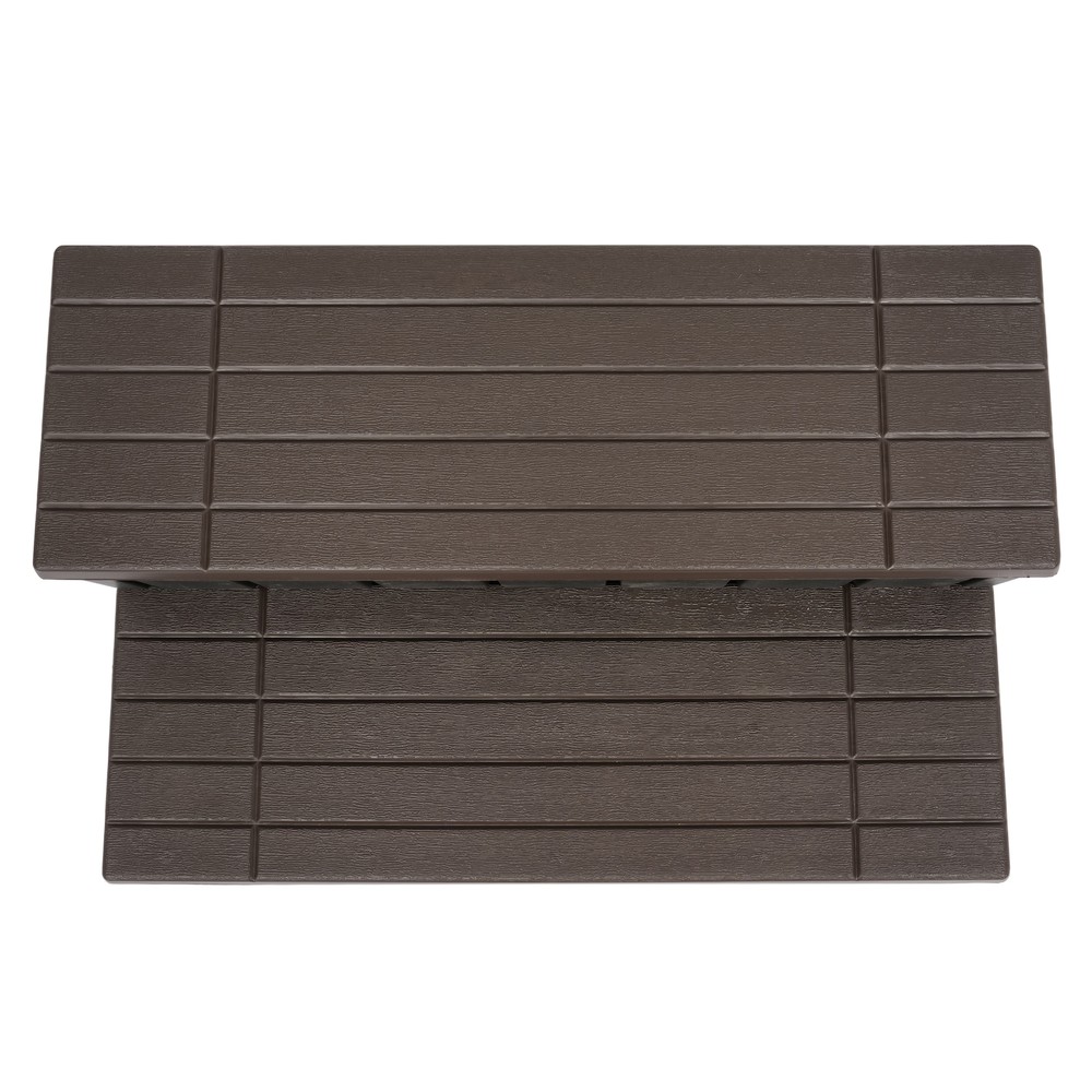Universal 2 Slip-Resistant Spa & Hot Tub Step Compartment Spa Step with Storage