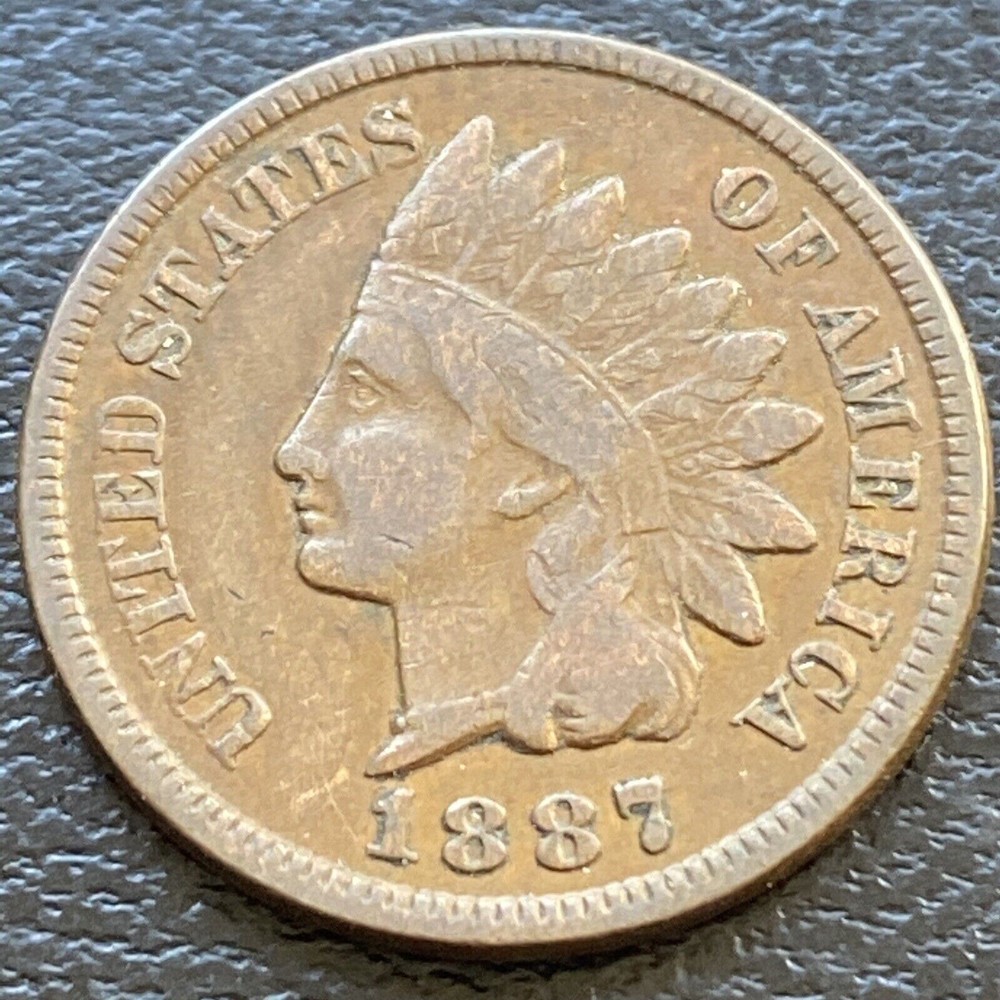 1887 Indian Head Cent 1c Better Grade  #29778