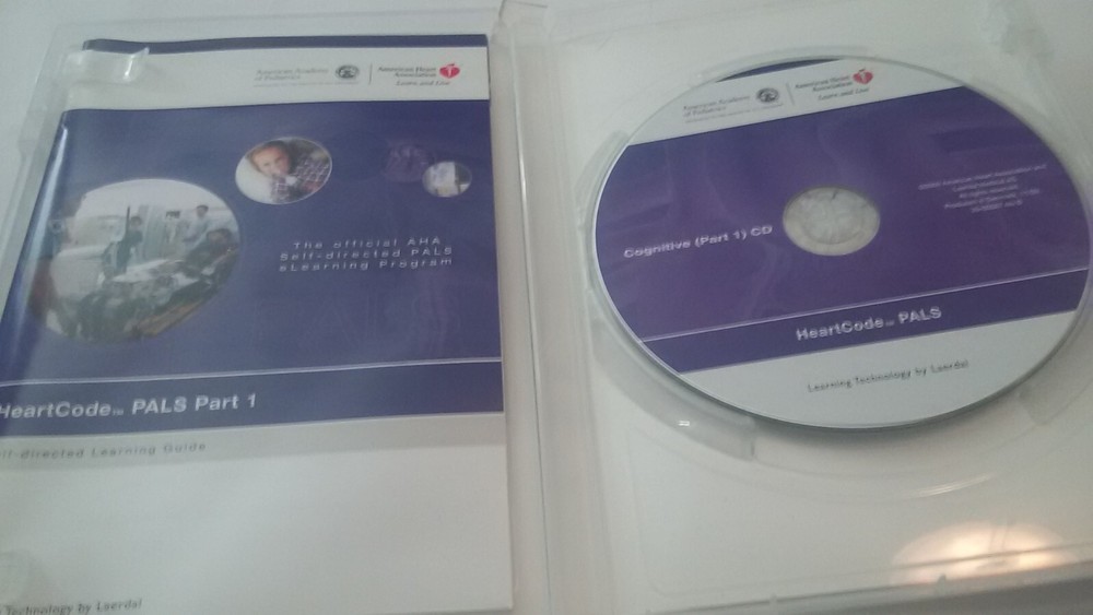 heartcode PALS software on CD part 1 cognitive AHA