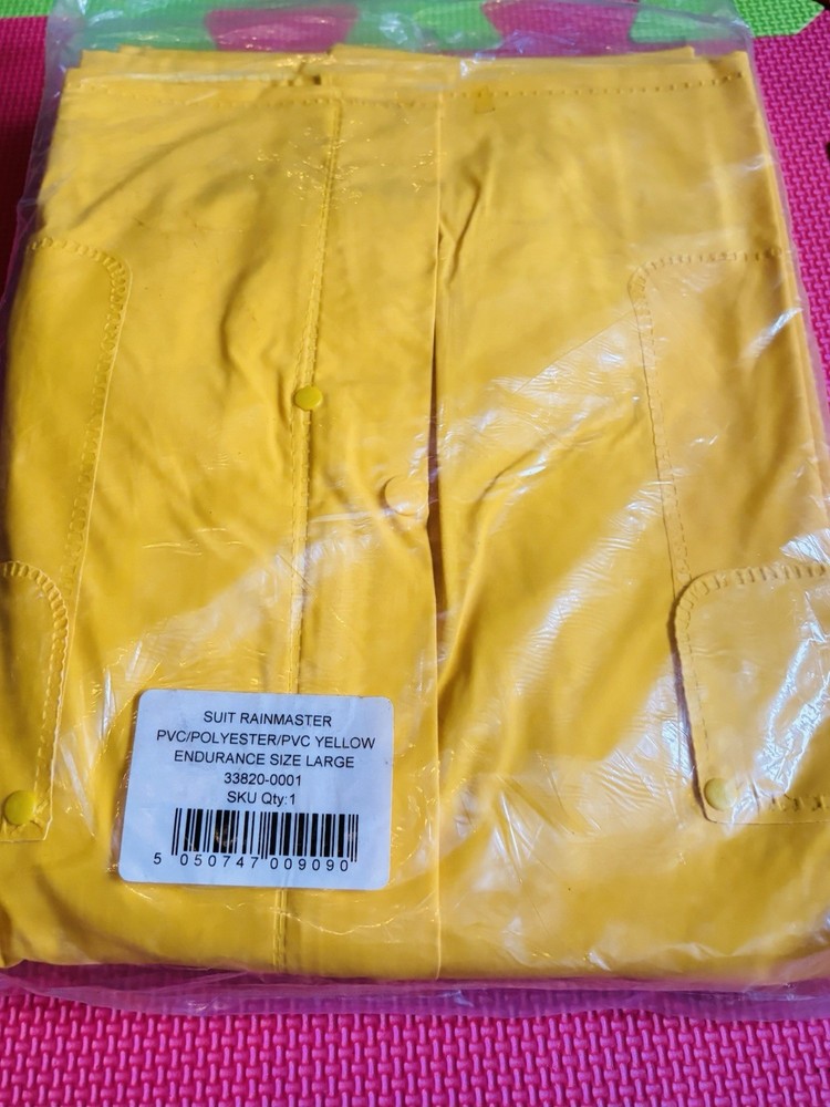 Endurance Rainmaster Two-piece Suit ,Yellow, Large