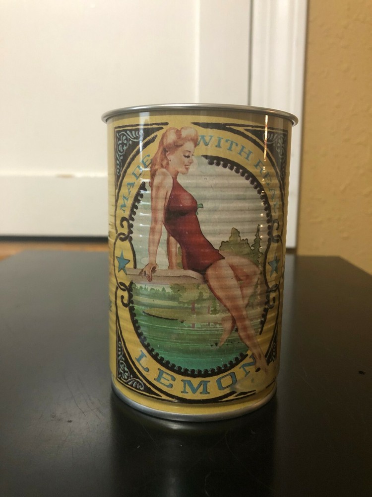 5 DEEP EDDY VODKA TIN CUP MAN CAVE DISPLAY LEMON 10 YEAR RUBY RED REGULAR