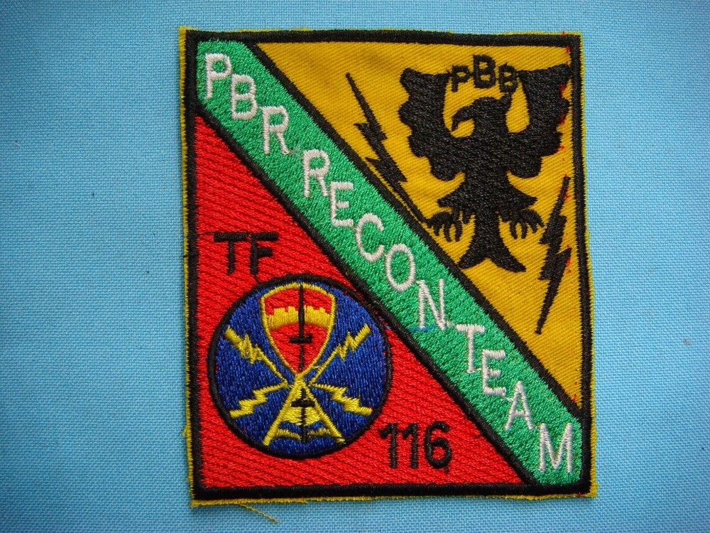 VIETNAM WAR PATCH, US NAVY PBR RECON TEAM TASK FORCE TF-116