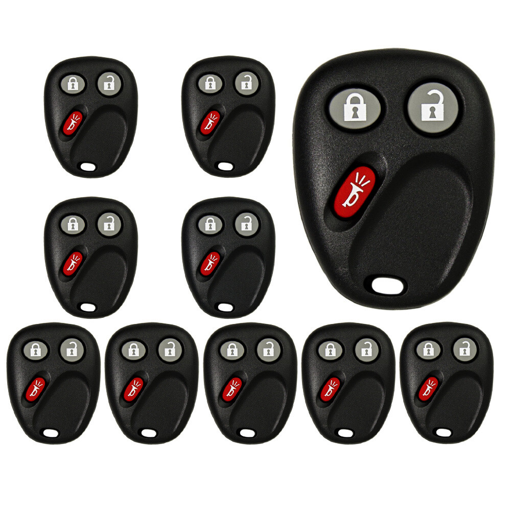 Lot20 Replace Remotes Keyless Shell for Chevrolet Buick GMC Saturn Cadillac 3BTS
