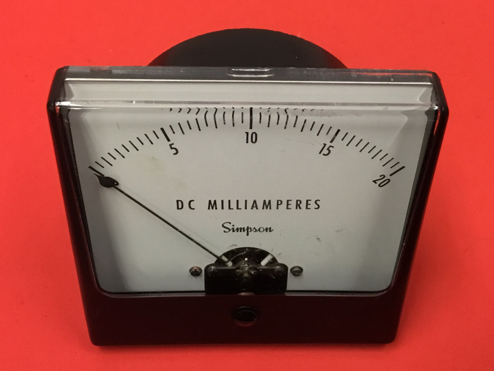 Simpson - 0-20 D.C. Milliamperes