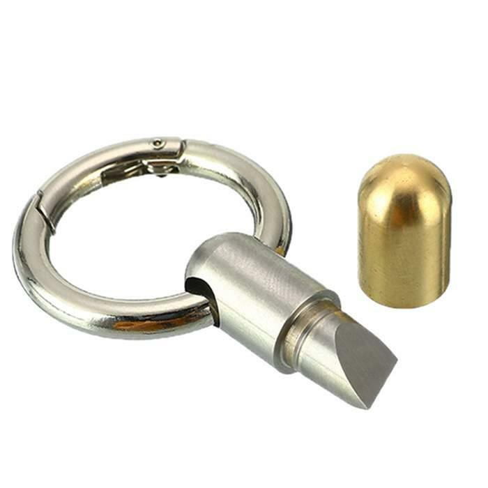 2x Capsule Knife Microblade Key Micro Cutting Tool Mini Pill Keychain Knife