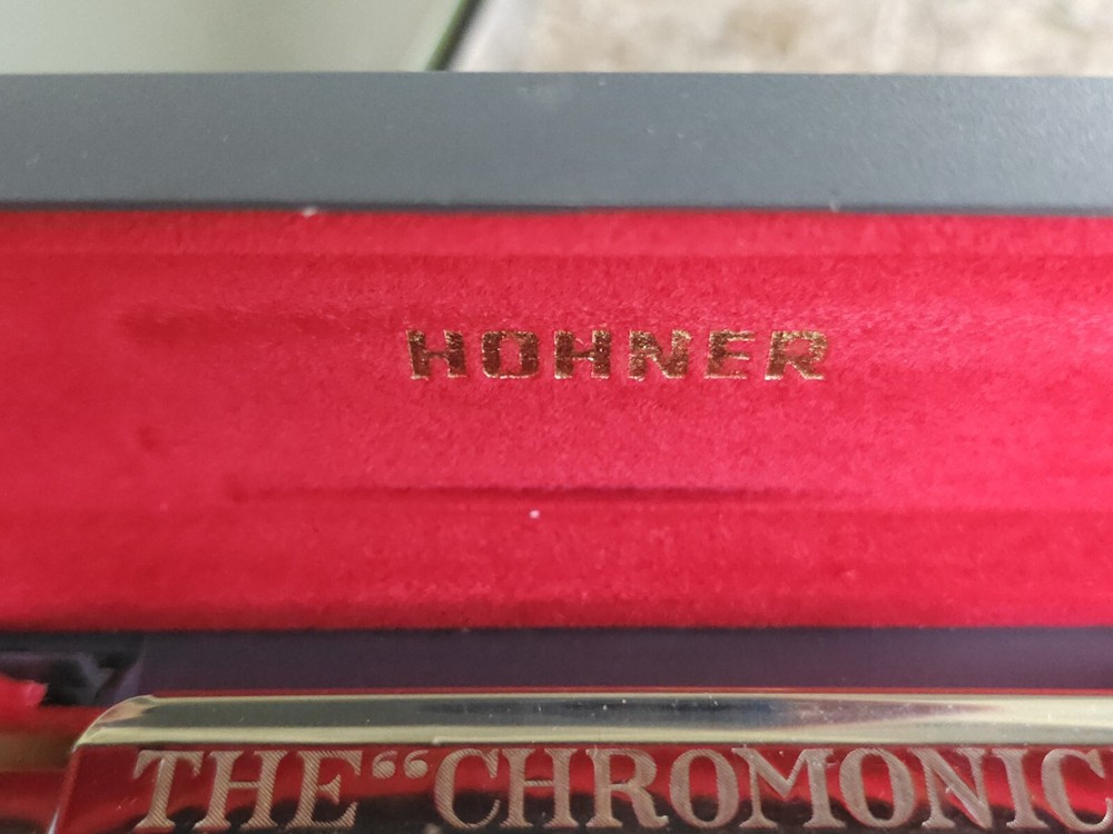 M.HOHNER 260 C CHROMATIC HARMONICA MADE 1937 GERMANY ORIGINAL CASE Nice!