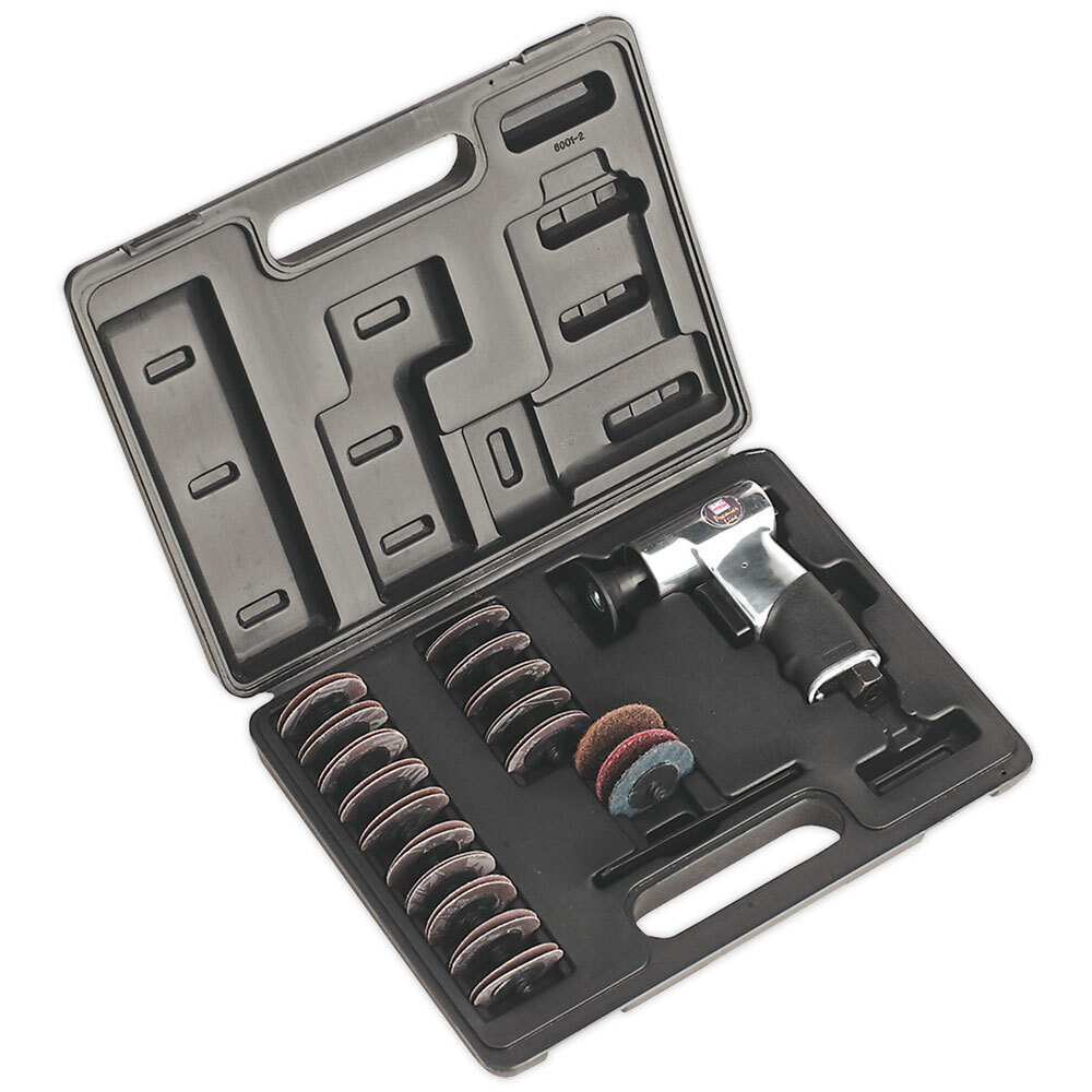 Sealey SA720 50mm 35Pc Mini Air Sander Kit