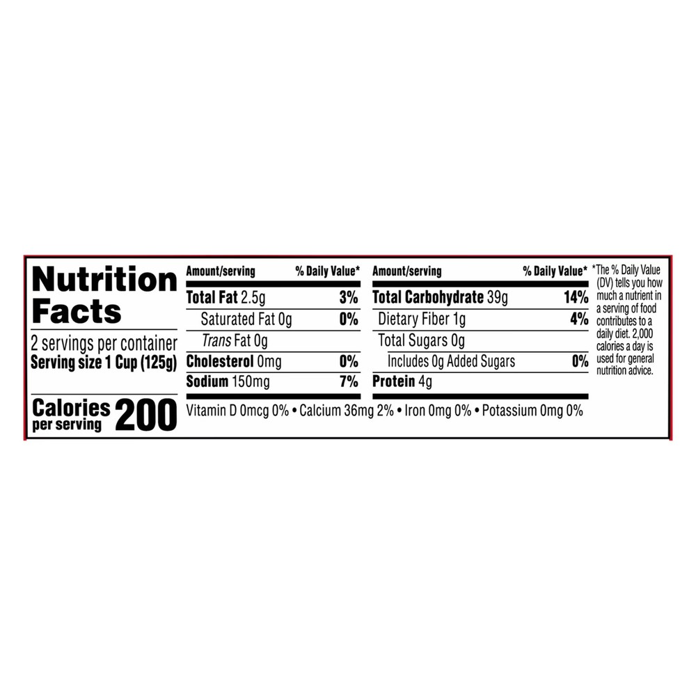 Microwaveable White Rice Cups Gluten Free