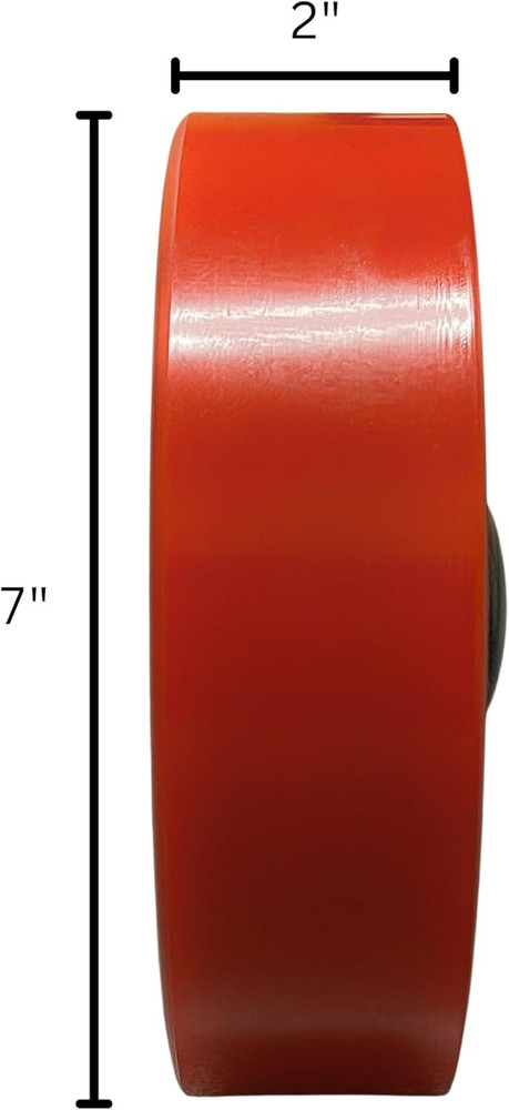 Pallet Jack Steer Wheels with Bearings Poly Tread - a Pair