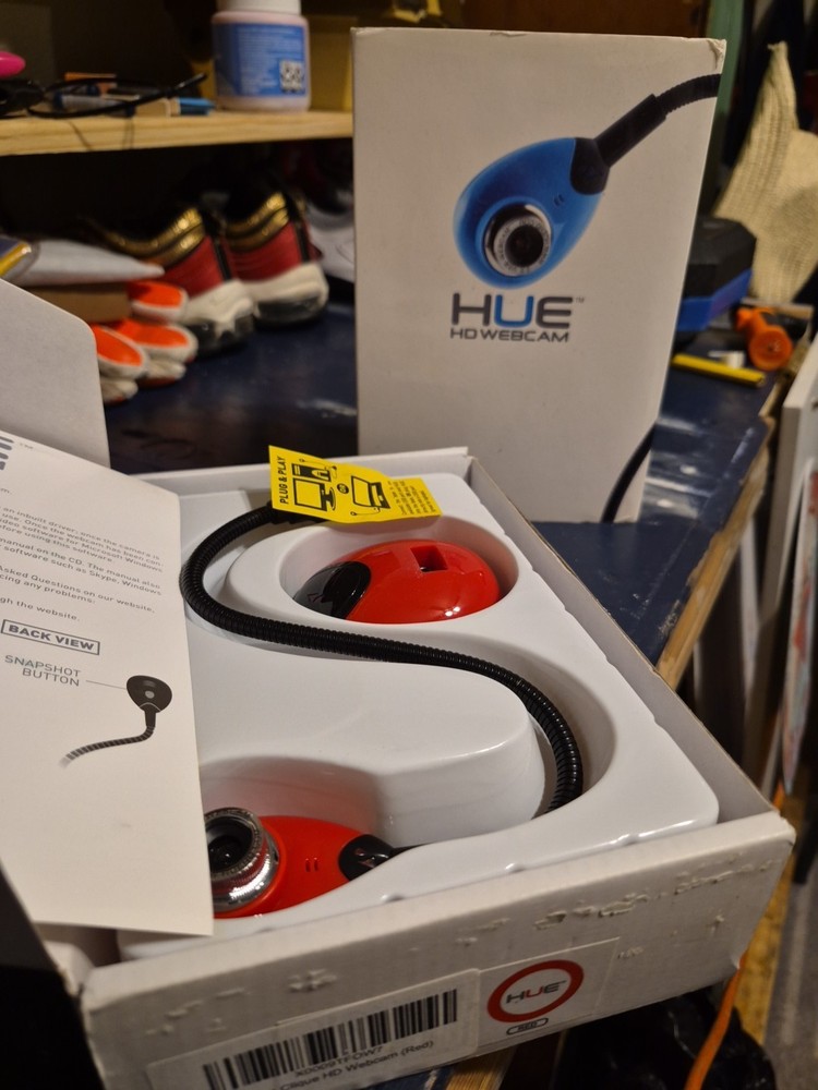 New Hue Hd Webcam Red Plug And Pay