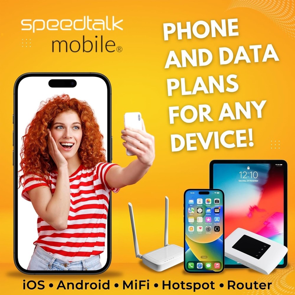 Speedtalk Mobile 5G SIM Card Kit - Affordable, Easy Activation & Coverage