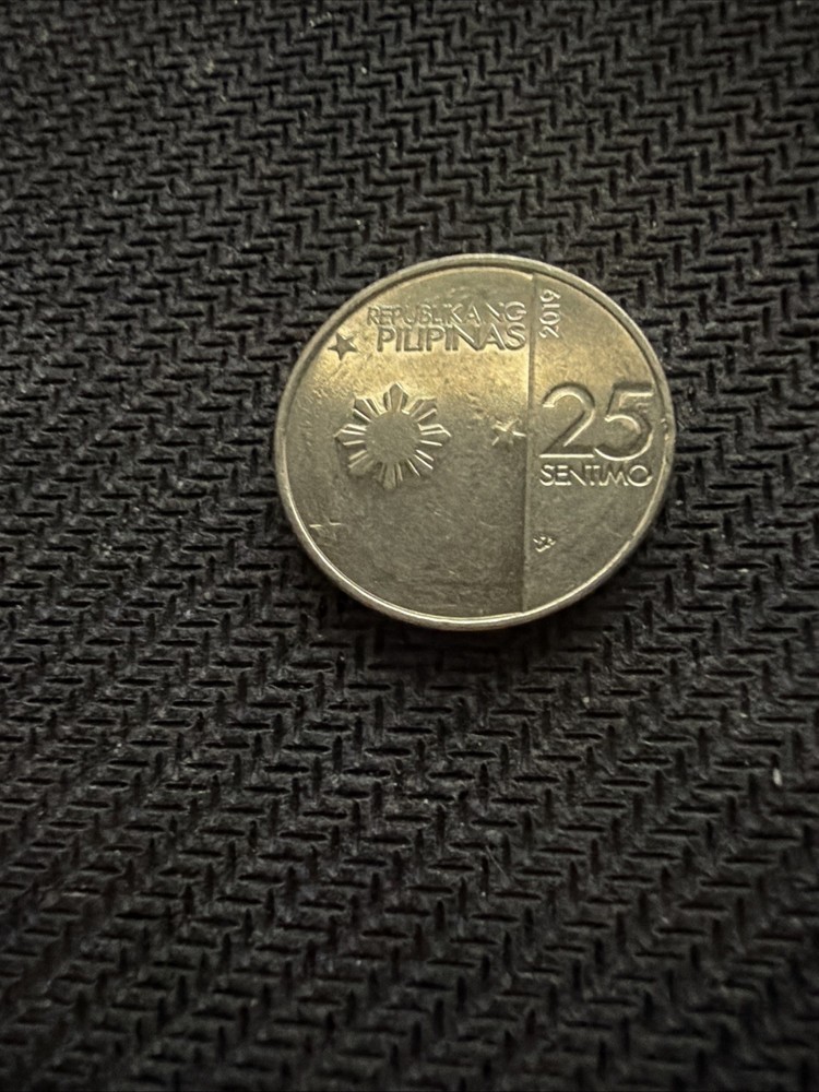Philippines 25 Sentimo Near AU Coin