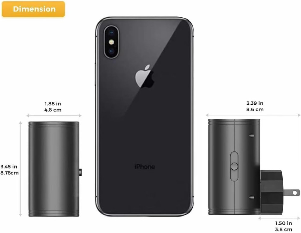 LED Night Lights 2 Pack - Dusk to Dawn Sensor, Adjustable Brightness, Soft White