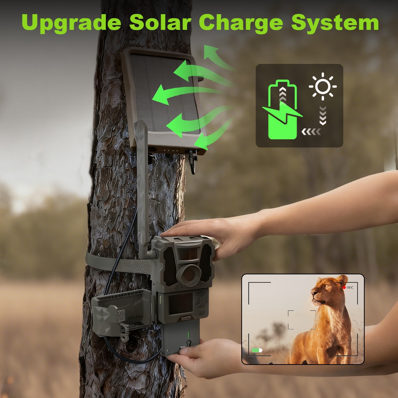 NEW For Tactacam Reveal Battery 6000mAh - Compatible X Ultra/Pro 3.0/X Gen 2.0