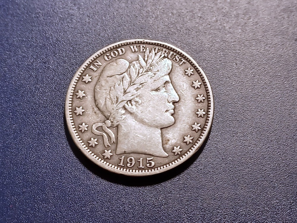 Choice VF 1915-D Barber Half Dollar