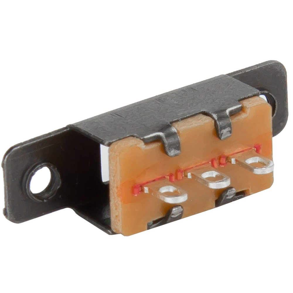 Slide Switch Panel Mount 3 Solder Lug Pin On/Off 2 Position 50Pcs