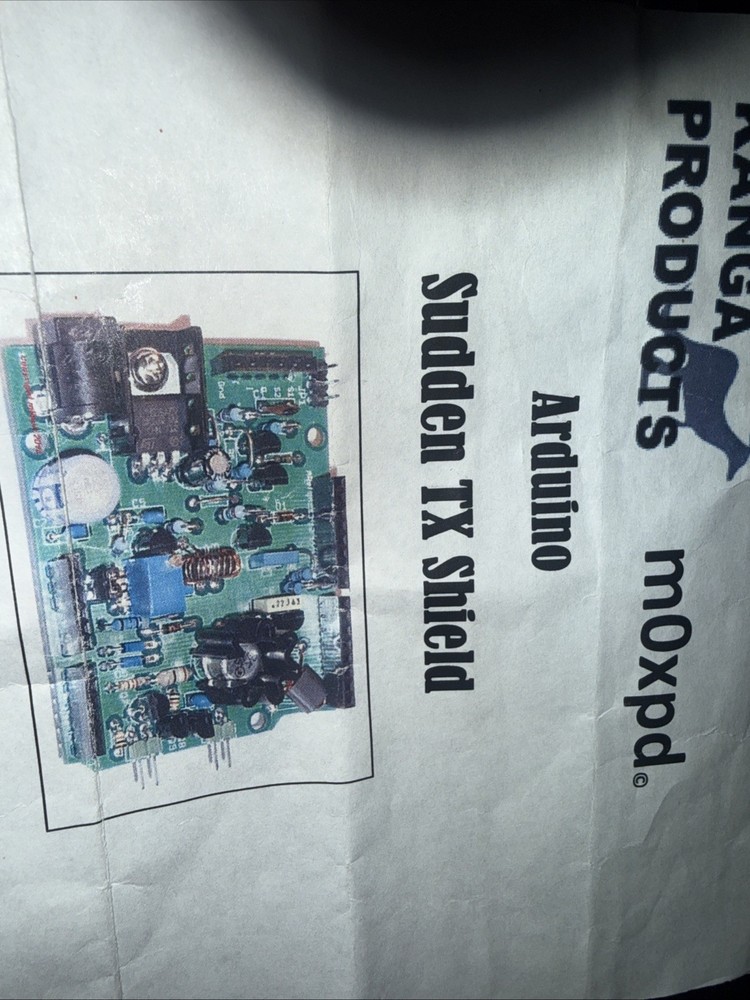 Arduino Sudden Tx Shield MOXPD Kanga Products CW WWW.kanga-products. Co.uk