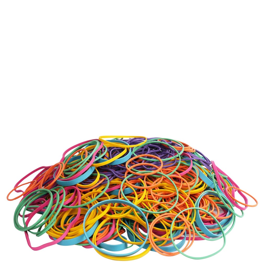 AMUU Rubber Bands Assorted Size Multicolor 0.5 lb