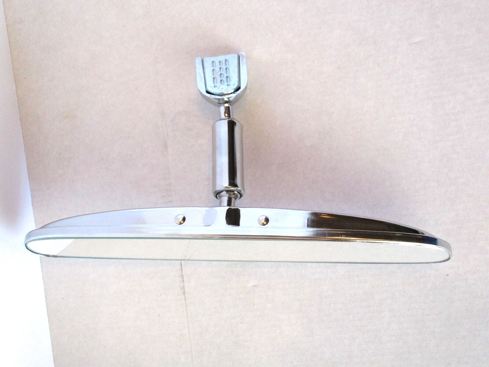 CHROME REAR VIEW MIRROR DAY NIGHT UNIVERSAL WINDSHIELD MOUNT HOT ROD CAR #6065X