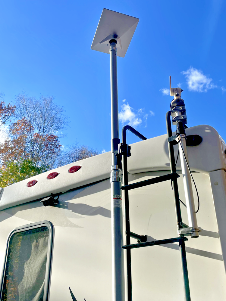 Starlink Mini Dish Pole Mount Adapter for HF 20FT Flagpole