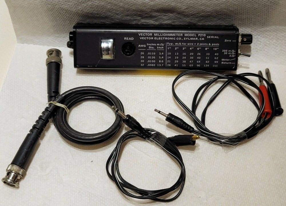Vector Electronics Vector Milliohmmeter Model P210