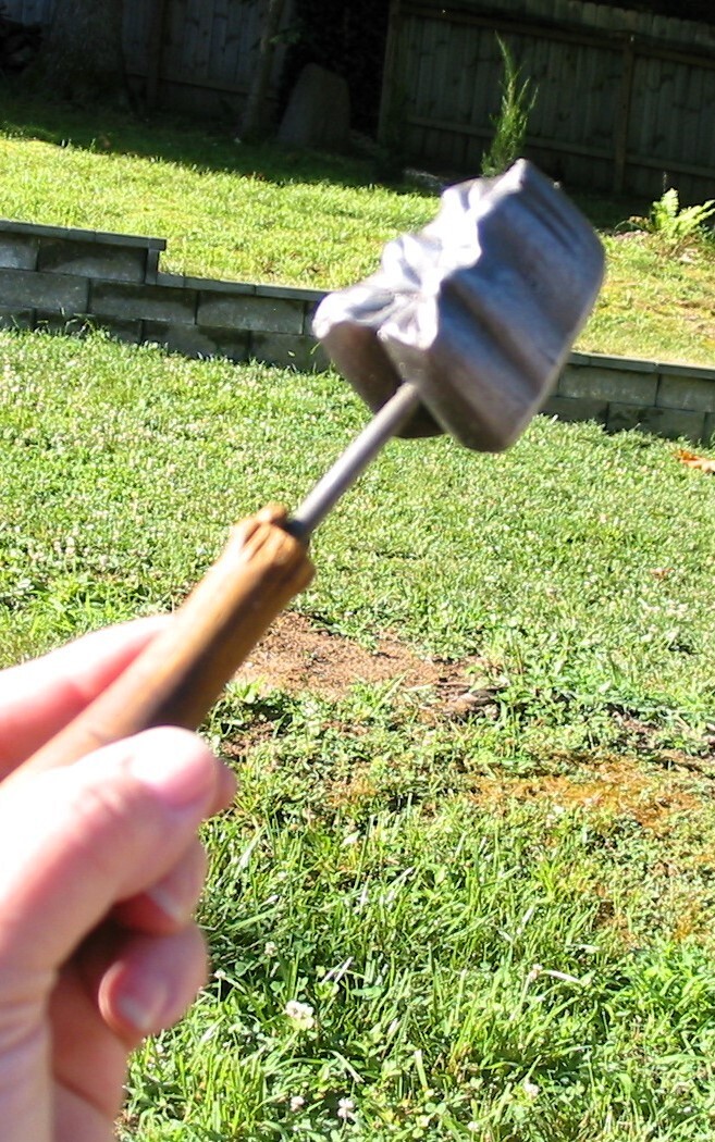 Vintage 3 pc Millinery Triangular Tropical Leaf Flower Mold Brass Antique #53