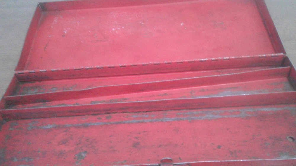 Snap On Tools USA KRA-???- Red Metal Tool Case Box