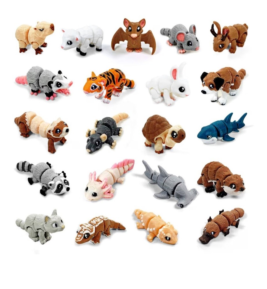 3D Printed Animal Statues