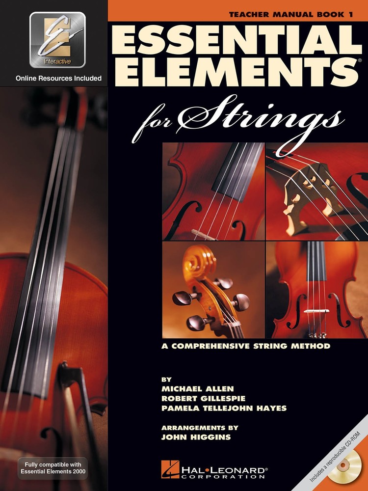 Essential Elements 2000 for Strings Teacher's Manual Method Book CD-ROM Pack