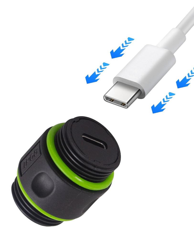 Poyiccot Waterproof USB C Connector 10Gbps, C Data Connector,...