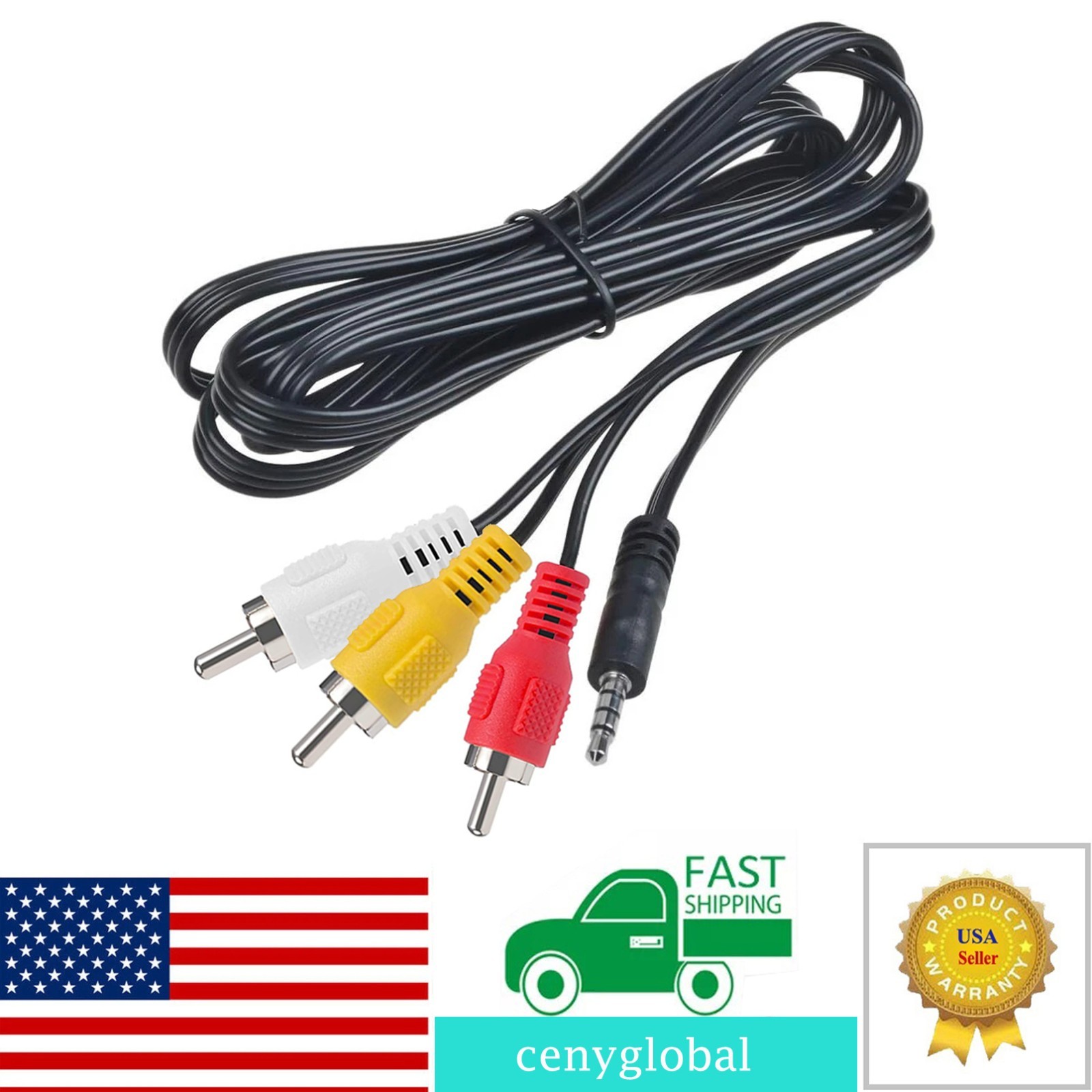 Audio Video AV Cable Cord For Sony Handycam CCD-TRV Series Hi8/8XR/72x Camcorder