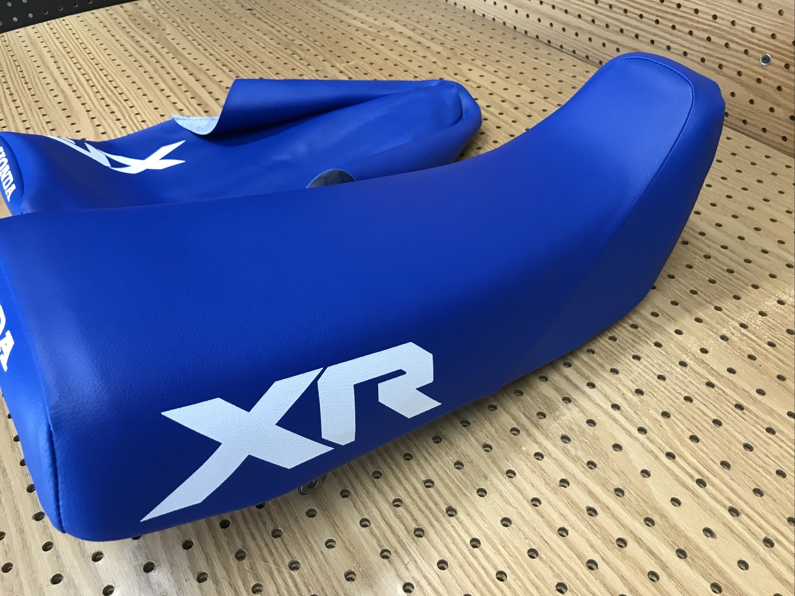 HONDA XR80R XR100R SEAT COVER "blue" 1985 MODEL (H*-177)