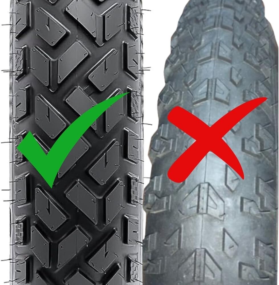 20" Heavy Duty Fat E-Bike Tires 20x4.0 with Tubes - All-Terrain Set