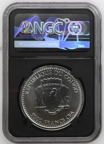 2018 congo Rep S5000F Silverback Gorilla PL 70
