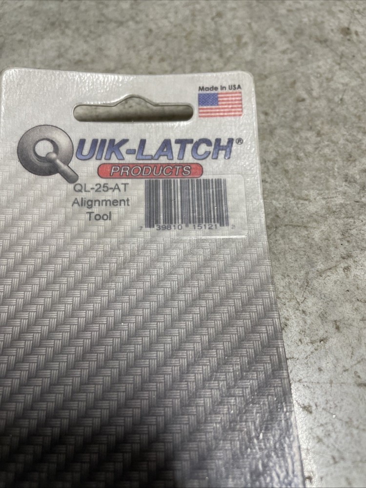 Quik-Latch QL-25-AT, ALIGNMENT TOOL FOR QUICK RELEASE LATCHES