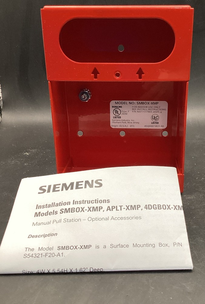 SIEMENS SMBOX-XMP Surface Mount Box