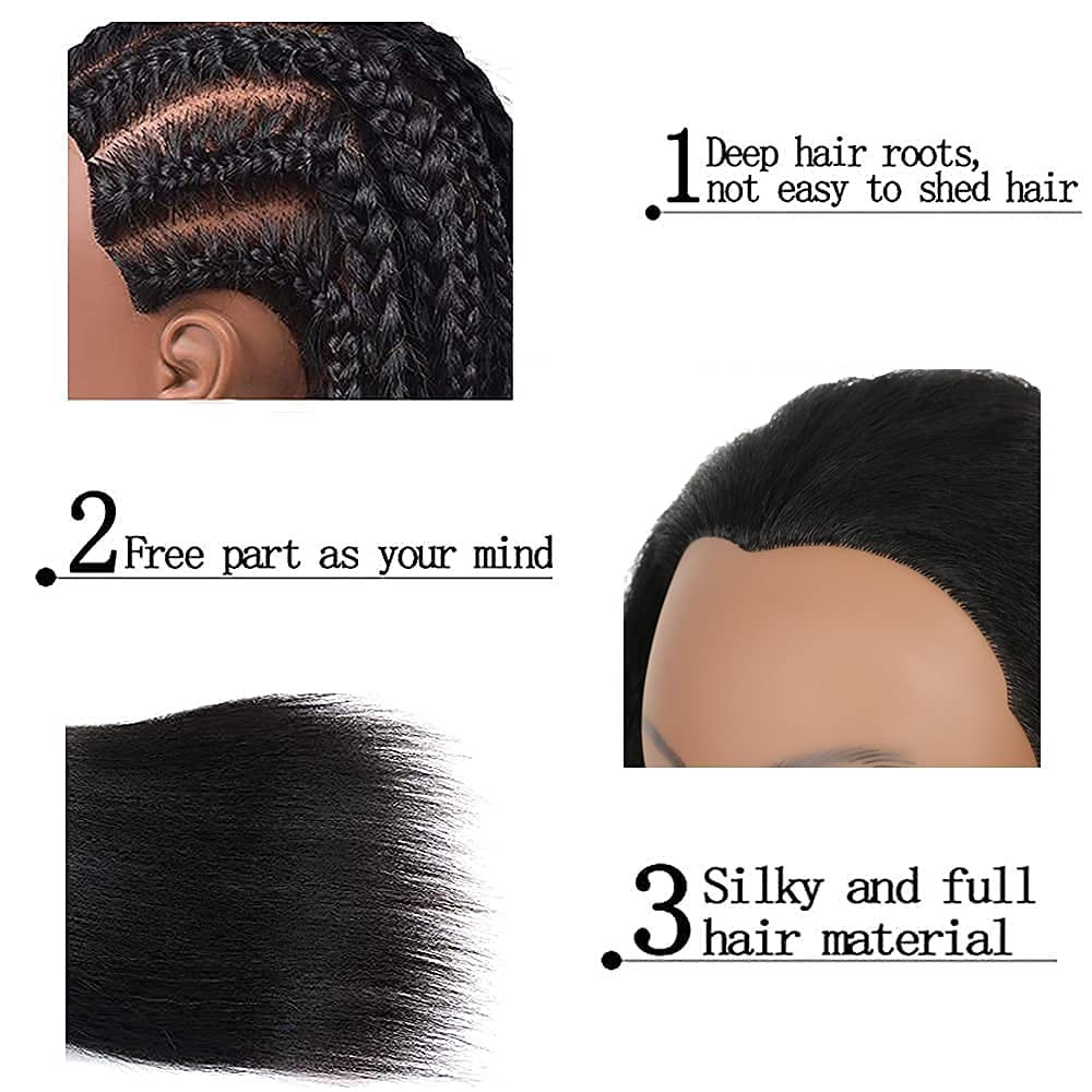 Mannequin Head with Human Hair 100% Real Hair Manikin Cosmetology Doll Head Hair