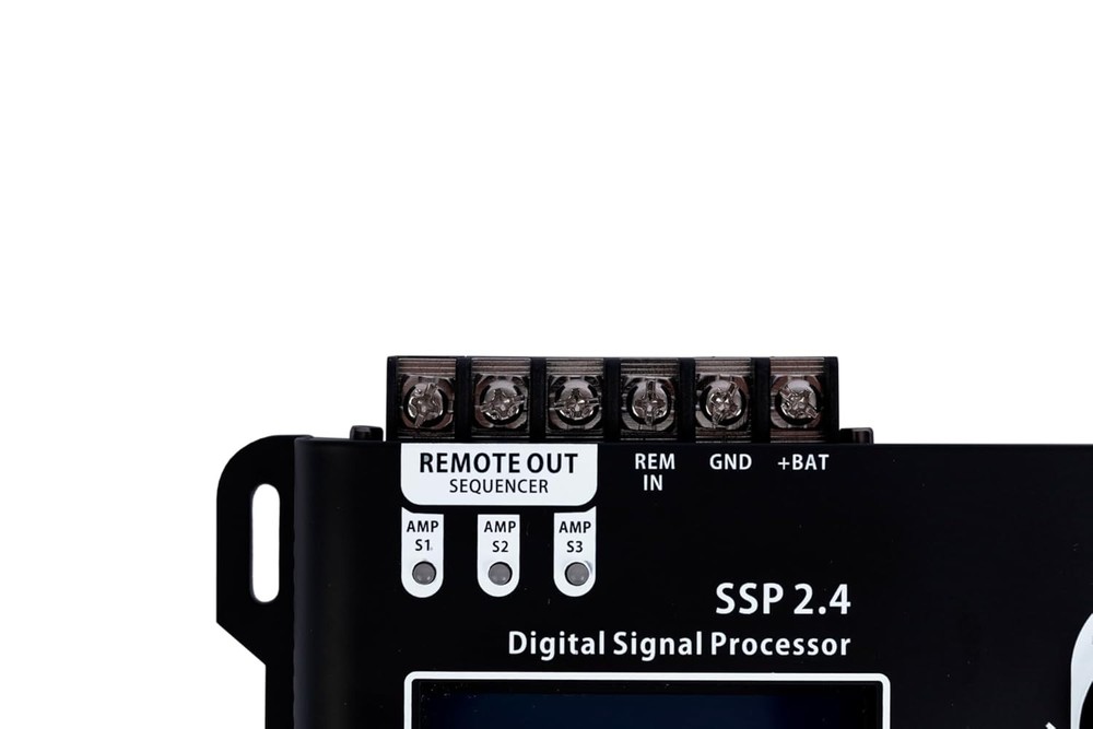 DSP & EQ System - 12 Presets, Built-in Crossover