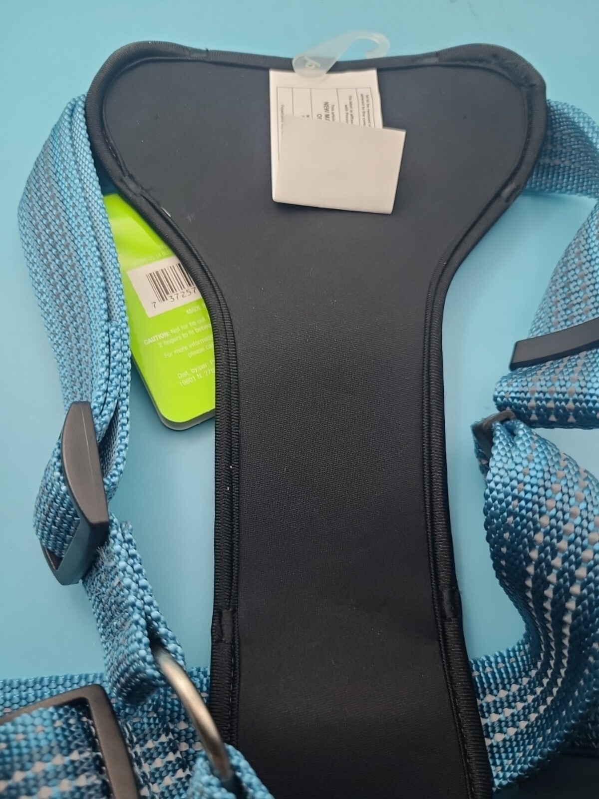 New Kong XL Dog Harness Padded Blue Comfortable Reflective Durable 29-44" Girth